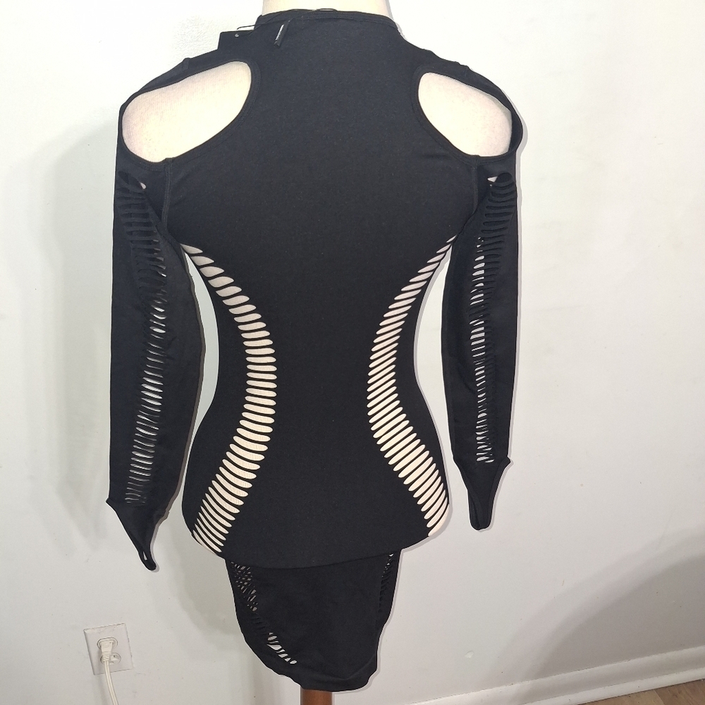 Fashion Nova- Janet Seamless Mini Dress-W Sz S/M - Picture 10 of 11